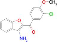 (3-Aminobenzofuran-2-yl)(3-chloro-4-methoxyphenyl)methanone