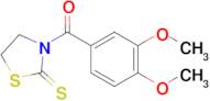 (3,4-Dimethoxyphenyl)(2-thioxothiazolidin-3-yl)methanone