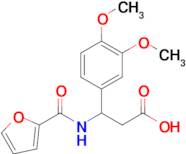 3-(3,4-Dimethoxyphenyl)-3-(furan-2-carboxamido)propanoic acid