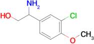 2-Amino-2-(3-chloro-4-methoxyphenyl)ethan-1-ol