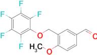 4-Methoxy-3-((perfluorophenoxy)methyl)benzaldehyde