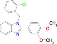 1-(2-Chlorobenzyl)-2-(3,4-dimethoxyphenyl)-1h-benzo[d]imidazole