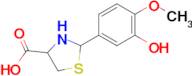 2-(3-Hydroxy-4-methoxyphenyl)thiazolidine-4-carboxylic acid