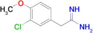 2-(3-Chloro-4-methoxyphenyl)acetimidamide