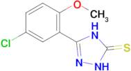 3-(5-chloro-2-methoxyphenyl)-4,5-dihydro-1H-1,2,4-triazole-5-thione