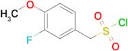 (3-Fluoro-4-methoxyphenyl)methanesulfonyl chloride