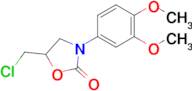 5-(Chloromethyl)-3-(3,4-dimethoxyphenyl)oxazolidin-2-one