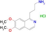 3-(6,7-Dimethoxyisoquinolin-1-yl)propan-1-amine hydrochloride