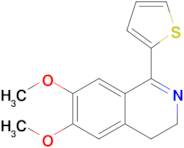 6,7-Dimethoxy-1-(thiophen-2-yl)-3,4-dihydroisoquinoline