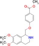 Methyl 4-((6,7-dimethoxy-1,2,3,4-tetrahydroisoquinolin-1-yl)methoxy)benzoate