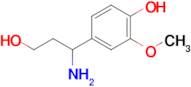 4-(1-Amino-3-hydroxypropyl)-2-methoxyphenol