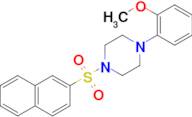 1-(2-Methoxyphenyl)-4-(naphthalen-2-ylsulfonyl)piperazine