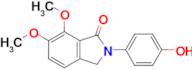 2-(4-Hydroxyphenyl)-6,7-dimethoxyisoindolin-1-one