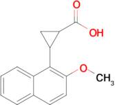 2-(2-Methoxynaphthalen-1-yl)cyclopropane-1-carboxylic acid