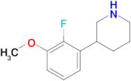 3-(2-Fluoro-3-methoxyphenyl)piperidine