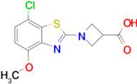 1-(7-Chloro-4-methoxybenzo[d]thiazol-2-yl)azetidine-3-carboxylic acid