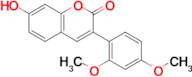 3-(2,4-Dimethoxyphenyl)-7-hydroxy-2h-chromen-2-one