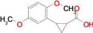 2-(2,5-Dimethoxyphenyl)cyclopropane-1-carboxylic acid