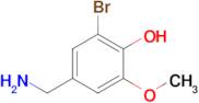 4-(Aminomethyl)-2-bromo-6-methoxyphenol