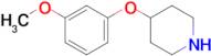 4-(3-Methoxyphenoxy)piperidine