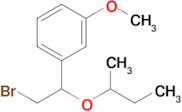 1-(2-Bromo-1-(sec-butoxy)ethyl)-3-methoxybenzene