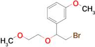 1-(2-Bromo-1-(2-methoxyethoxy)ethyl)-3-methoxybenzene