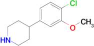 4-(4-Chloro-3-methoxyphenyl)piperidine