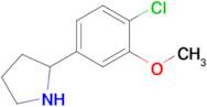 2-(4-Chloro-3-methoxyphenyl)pyrrolidine