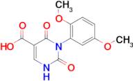 3-(2,5-Dimethoxyphenyl)-2,4-dioxo-1,2,3,4-tetrahydropyrimidine-5-carboxylic acid