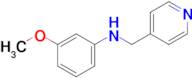 3-Methoxy-N-(pyridin-4-ylmethyl)aniline