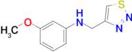 n-((1,2,3-Thiadiazol-4-yl)methyl)-3-methoxyaniline