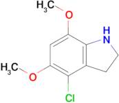 4-Chloro-5,7-dimethoxyindoline