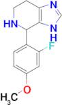 4-(2-Fluoro-4-methoxyphenyl)-4,5,6,7-tetrahydro-3h-imidazo[4,5-c]pyridine