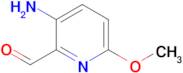 3-Amino-6-methoxypicolinaldehyde