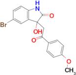 5-Bromo-3-hydroxy-3-(2-(4-methoxyphenyl)-2-oxoethyl)indolin-2-one