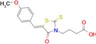 (Z)-4-(5-(4-methoxybenzylidene)-4-oxo-2-thioxothiazolidin-3-yl)butanoic acid