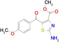 methyl 2-amino-5-(4-methoxybenzoyl)-1,3-thiazole-4-carboxylate