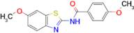 4-Methoxy-N-(6-methoxybenzo[d]thiazol-2-yl)benzamide