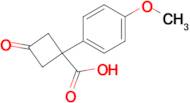 1-(4-Methoxyphenyl)-3-oxocyclobutane-1-carboxylic acid