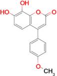 7,8-Dihydroxy-4-(4-methoxyphenyl)-2h-chromen-2-one