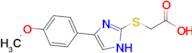 2-{[4-(4-methoxyphenyl)-1H-imidazol-2-yl]sulfanyl}acetic acid