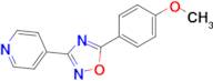 5-(4-Methoxyphenyl)-3-(pyridin-4-yl)-1,2,4-oxadiazole