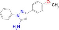 3-(4-Methoxyphenyl)-1-phenyl-1h-pyrazol-5-amine