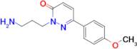 2-(3-Aminopropyl)-6-(4-methoxyphenyl)pyridazin-3(2h)-one