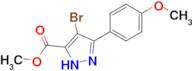 Methyl 4-bromo-3-(4-methoxyphenyl)-1h-pyrazole-5-carboxylate