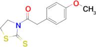 2-(4-Methoxyphenyl)-1-(2-thioxothiazolidin-3-yl)ethan-1-one