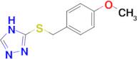 3-{[(4-methoxyphenyl)methyl]sulfanyl}-4H-1,2,4-triazole