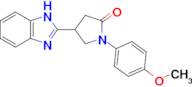4-(1h-Benzo[d]imidazol-2-yl)-1-(4-methoxyphenyl)pyrrolidin-2-one
