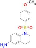 1-((4-Methoxyphenyl)sulfonyl)-1,2,3,4-tetrahydroquinolin-6-amine