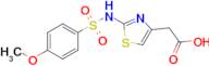 2-(2-((4-Methoxyphenyl)sulfonamido)thiazol-4-yl)acetic acid